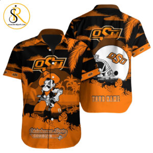 Oklahoma State Cowboys NCAA Hawaiian Shirt Custom Hawaii Shirt for Men Women Gift for Fans SeratyArt