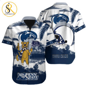 Penn State Nittany Lions NCAA Hawaiian Shirt Custom Hawaii Shirt for Men Women Gift for Fans SeratyArt