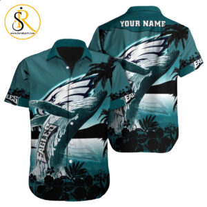 Philadelphia Eagles Hawaiian Shirt NFL Football Custom Hawaiian Shirt for Men Women Gift For Fans 30 SeratyArt