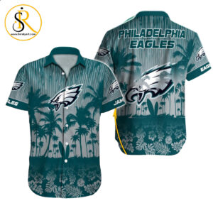 Philadelphia Eagles Hawaiian Shirt NFL Football Custom Hawaiian Shirt for Men Women Gift For Fans 34 SeratyArt