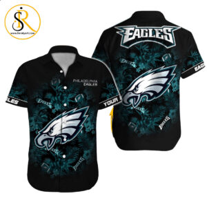 Philadelphia Eagles Hawaiian Shirt NFL Football Custom Hawaiian Shirt for Men Women Gift For Fans 36 SeratyArt