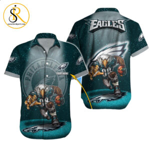 Philadelphia Eagles Hawaiian Shirt NFL Football Custom Hawaiian Shirt for Men Women Gift For Fans 41 SeratyArt