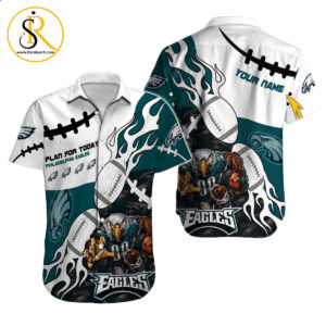 Philadelphia Eagles Hawaiian Shirt NFL Football Custom Hawaiian Shirt for Men Women Gift For Fans 51 SeratyArt