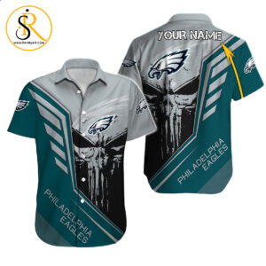 Philadelphia Eagles Hawaiian Shirt NFL Football Custom Hawaiian Shirt for Men Women Gift For Fans 8 SeratyArt