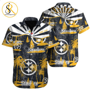 Pittsburgh Steelers Hawaiian Shirt NFL Football Custom Hawaiian Shirt for Men Women Gift For Fans 2 SeratyArt