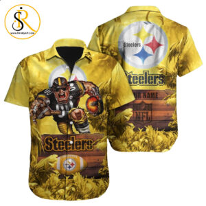 Pittsburgh Steelers Hawaiian Shirt NFL Football Custom Hawaiian Shirt for Men Women Gift For Fans 21 SeratyArt