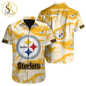 Pittsburgh Steelers Hawaiian Shirt NFL Football Custom Hawaiian Shirt for Men Women Gift For Fans 29 SeratyArt