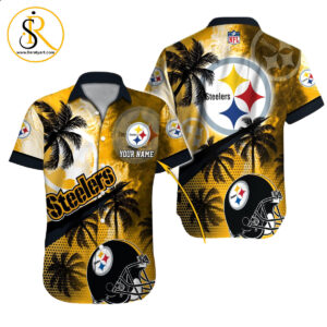 Pittsburgh Steelers Hawaiian Shirt NFL Football Custom Hawaiian Shirt for Men Women Gift For Fans 33 SeratyArt