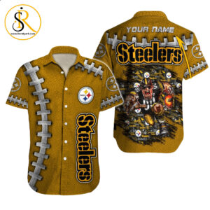 Pittsburgh Steelers Hawaiian Shirt NFL Football Custom Hawaiian Shirt for Men Women Gift For Fans 39 SeratyArt