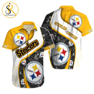 Pittsburgh Steelers Hawaiian Shirt NFL Football Custom Hawaiian Shirt for Men Women Gift For Fans 9 SeratyArt