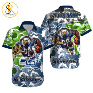 Seattle Seahawks Hawaiian Shirt NFL Football Custom Hawaiian Shirt for Men Women Gift For Fans 10 SeratyArt
