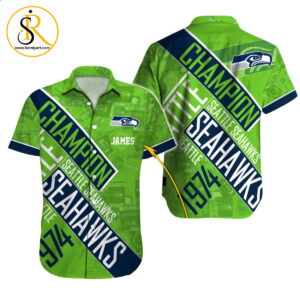 Seattle Seahawks Hawaiian Shirt NFL Football Custom Hawaiian Shirt for Men Women Gift For Fans 16 SeratyArt