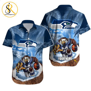Seattle Seahawks Hawaiian Shirt NFL Football Custom Hawaiian Shirt for Men Women Gift For Fans 19 SeratyArt