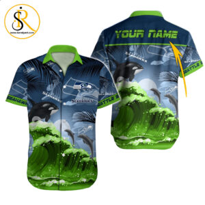 Seattle Seahawks Hawaiian Shirt NFL Football Custom Hawaiian Shirt for Men Women Gift For Fans 4 SeratyArt