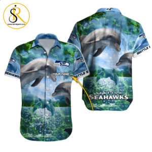 Seattle Seahawks Hawaiian Shirt NFL Football Custom Hawaiian Shirt for Men Women Gift For Fans 45 SeratyArt