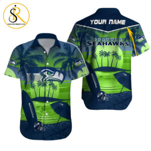 Seattle Seahawks Hawaiian Shirt NFL Football Custom Hawaiian Shirt for Men Women Gift For Fans 49 SeratyArt