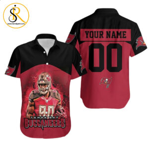 Tampa Bay Buccaneers Michael Clayton 80 Legend 3D Printed Personalized Hawaiian Shirt Aloha Shirt for Men Women SeratyArt