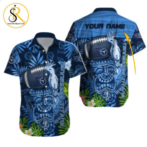 Tennessee Titans Hawaiian Shirt NFL Football Custom Hawaiian Shirt for Men Women Gift For Fans 52 SeratyArt