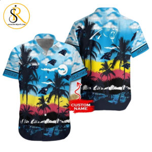 carolina panthers nfl gift for fan personalized Hawaiian Shirt Aloha Shirt for Men Women SeratyArt