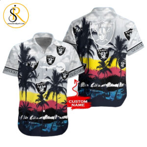 las vegas raiders nfl gift for fan personalized Hawaiian Shirt Aloha Shirt for Men Women SeratyArt
