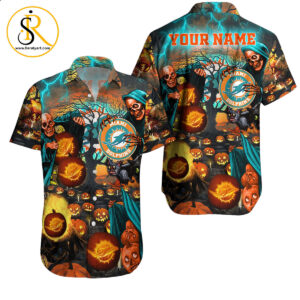 miami dolphins nfl Hawaiian Shirt Aloha Shirt for Men Women SeratyArt