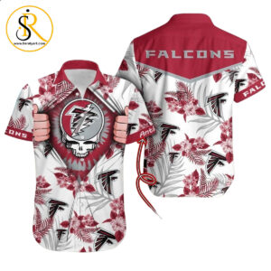 nfl atlanta falcons grateful dead gift for fan personalized Hawaiian Shirt Aloha Shirt for Men Women SeratyArt