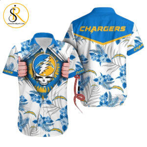 nfl los angeles chargers grateful dead gift for fan personalized SeratyArt