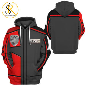 3D Power Rangers S.P.D Red Uniform Tshirt Hoodie Apparel SeratyArt