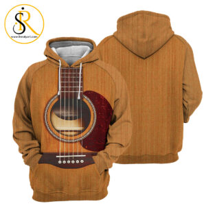 Acoustic Guitar 3D All Over Printed Shirt SeratyArt