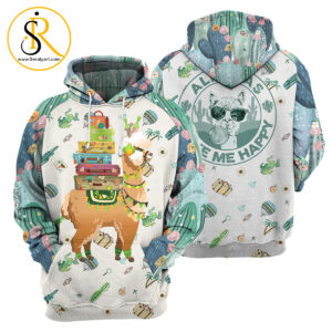 Alpaca 3D All Over Printed Shirt SeratyArt