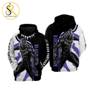Black Panther Marvel Comics Walt Disney 3D Hoodie SeratyArt