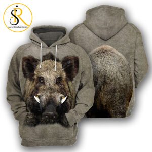 Boar 3D All Over Printed Shirt 02 SeratyArt