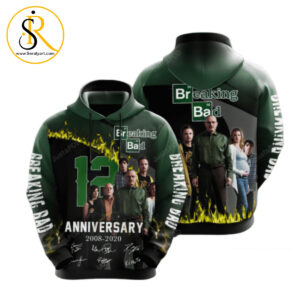 Breaking Bad Movie And Character Anniversary 12 Years 3D Hoodie SeratyArt