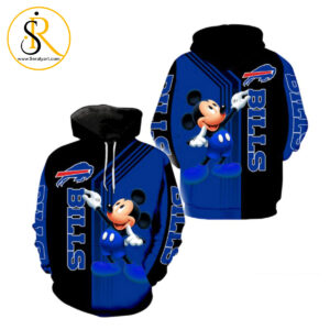 Buffalo Bills Mickey Mouse For Men And Women 3D Hoodie SeratyArt