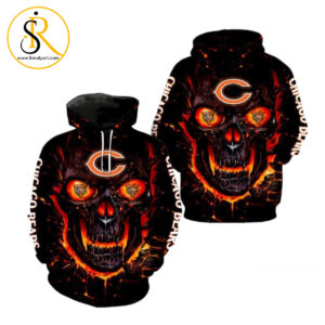 Chicago Bears Skull Full For Men And Women 3D Hoodie SeratyArt