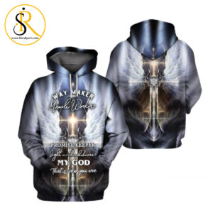 Christian Way Maker Miracle Worker 3D Hoodie SeratyArt