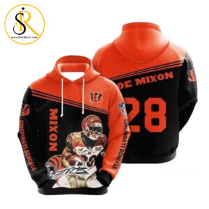 Cincinnati Bengals Mixon 28 3D Hoodie SeratyArt