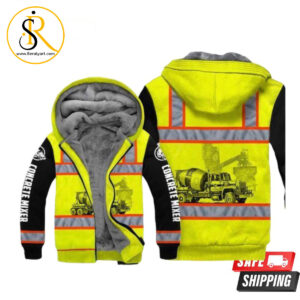 Concrete Mixer Safety 3D Hoodie SeratyArt