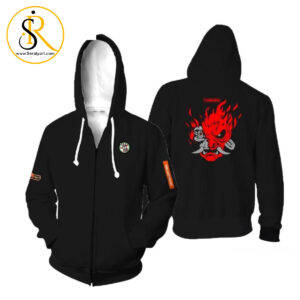 Cosplay Costume Cyberpunks 2077 Samurai Coat Top Adult Halloween Party Prop 3D Hoodie SeratyArt