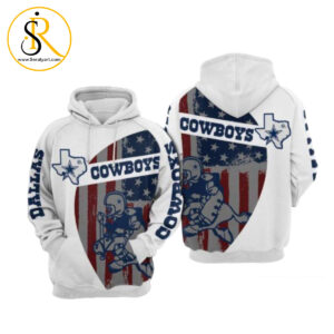 Dallas Cowboys Nfl Football Flag American Dallas Cowboys 3D Hoodie SeratyArt