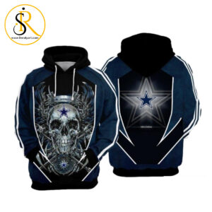 Dallas Cowboys Nfl Football Skull Death Dallas Cowboys 3D Hoodie SeratyArt
