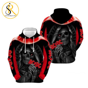 Death Skull Acdc Men And Women Hard Rock Acdc Band Acdc Rock Band Full High Quality 2020 3D Hoodie SeratyArt