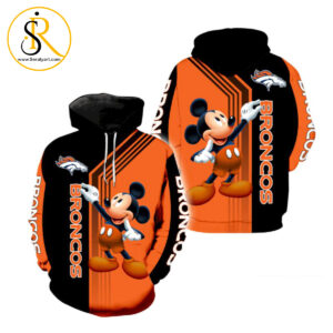 Denver Broncos Mickey Mouse For Men And Women 3D Hoodie SeratyArt