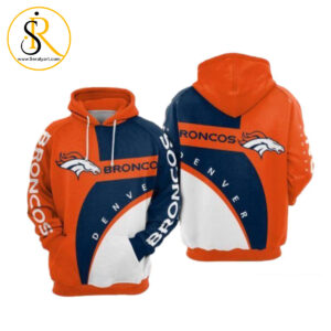 Denver Broncos Nfl Football Orange Blue Denver Broncos 2 3D Hoodie SeratyArt