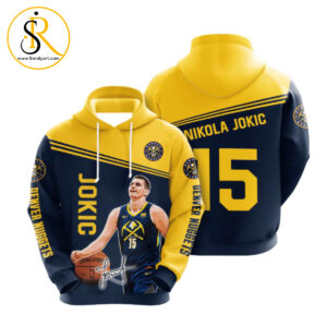 Denver Nuggets Nikola Joki 1 3D Hoodie SeratyArt