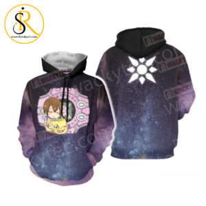 Digimon Hikari And Nyaromon 3D Hoodie SeratyArt
