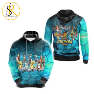 Digimon New Collection 3D Hoodie SeratyArt