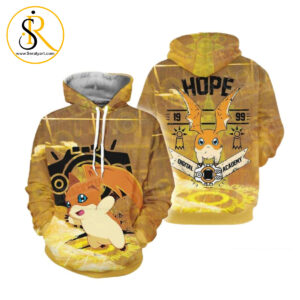 Digimon The Crest Of Hope 3D Hoodie SeratyArt