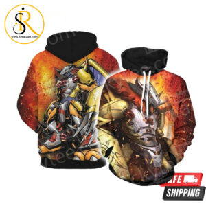Digimon Wargreymon 3D Hoodie SeratyArt