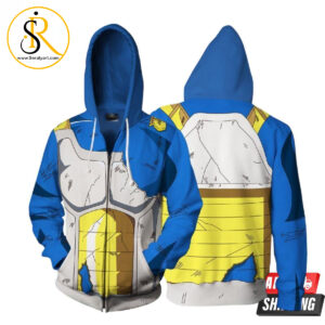 Dragon Ball Z Vegeta Battle Cosplay 3D Hoodie SeratyArt